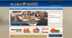 Desktop Screenshot of alaskasenate.org