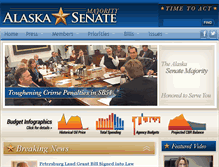 Tablet Screenshot of alaskasenate.org